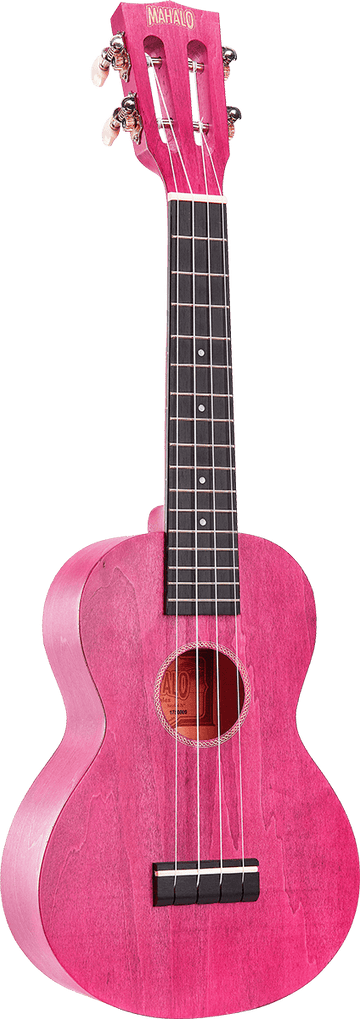 Ukulele Island Concert Cherry Red + Hoes