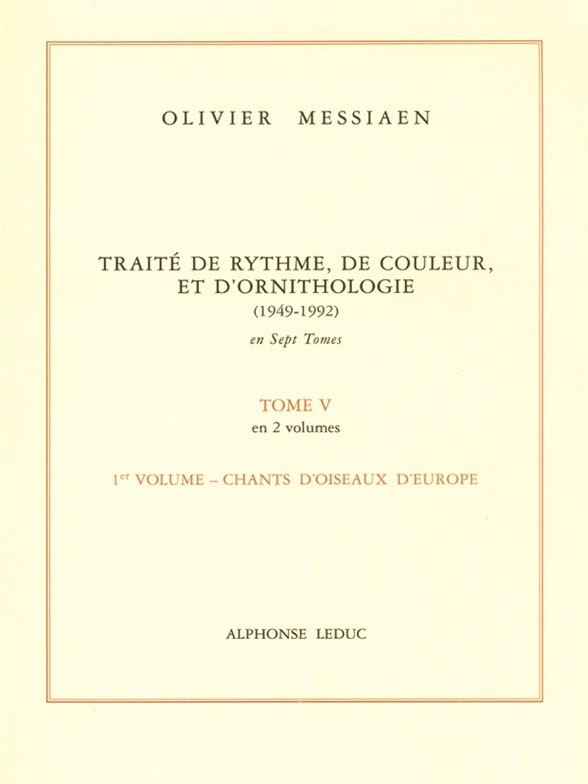 Leduc Traité de Rythme de Couleur et d'Ornithologie