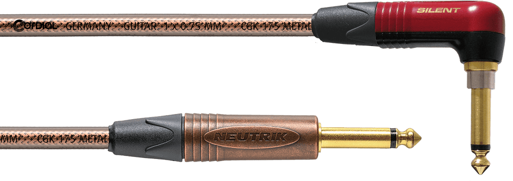 Gitaar Kabel Jack/jack Silent Haaks Metaal - 3M