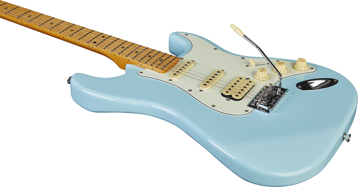 ST 351 HSS Daphne Blue Maple fingerboard