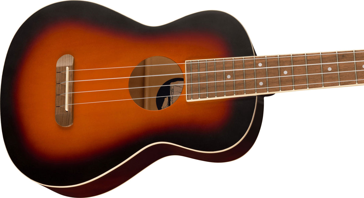 Avalon Tenorukelele walnoot 2-kleurige sunburst
