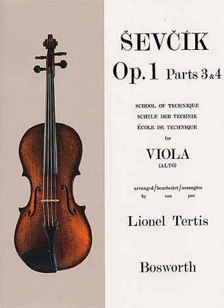 Bosworth SEVCIK - ETUDES OP.1 PARTS 3 ET 4 ECOLE DE LA TECHNIQUE - ALTO