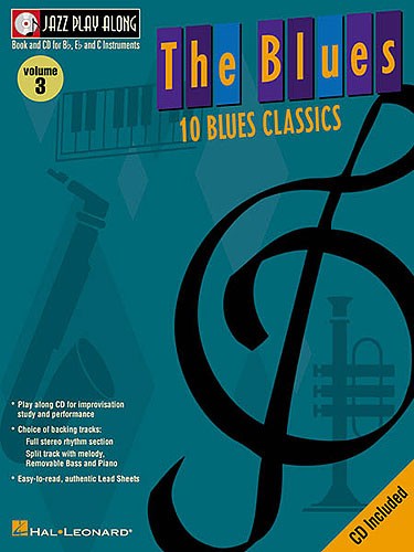 Hal Leonard Jazz Play Along Vol.3 - The Blues + CD