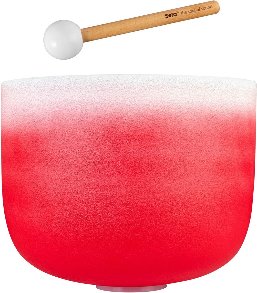 Sela Percussion Kristallen klankschaal Chakra 14" - Rode wortel C (432 Hz)