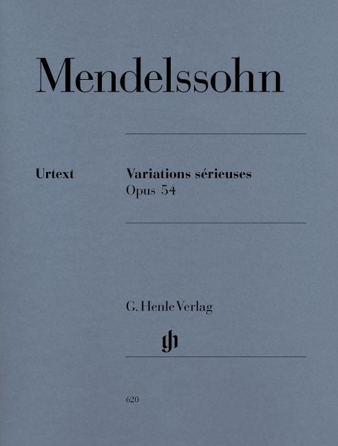 Mendelssohn B F. - Variations Serieuses Op. 54