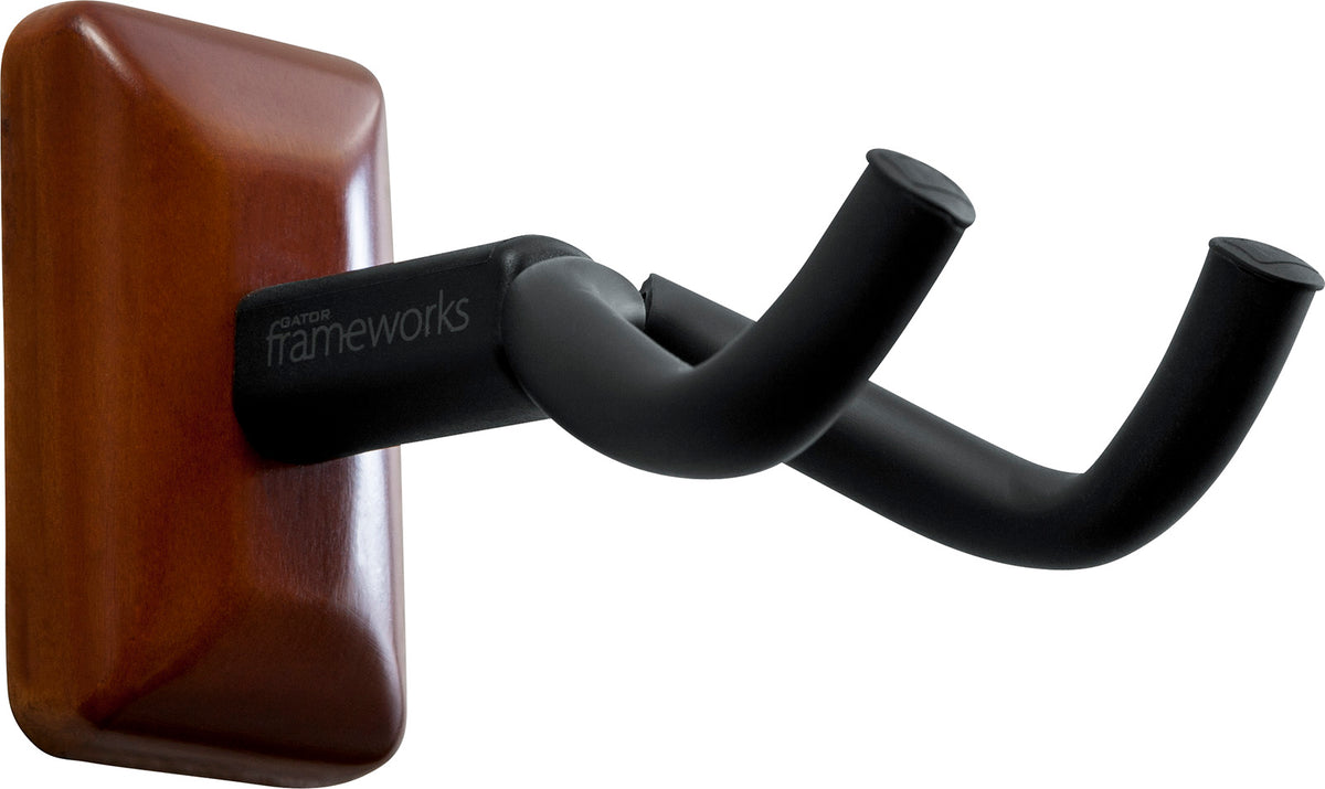 Mahogany Wall Mount Guitar Hanger