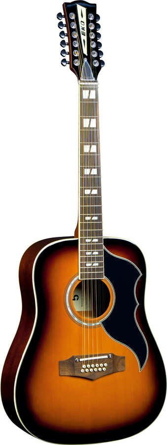 Ranger Xii EQ Vintage-heruitgave Dreadnought Honey Burst