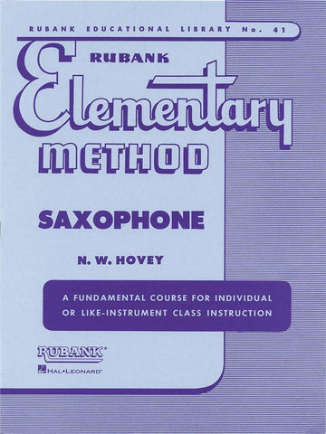 Gower & Voxman - Rubank elementaire methode - Saxofoon