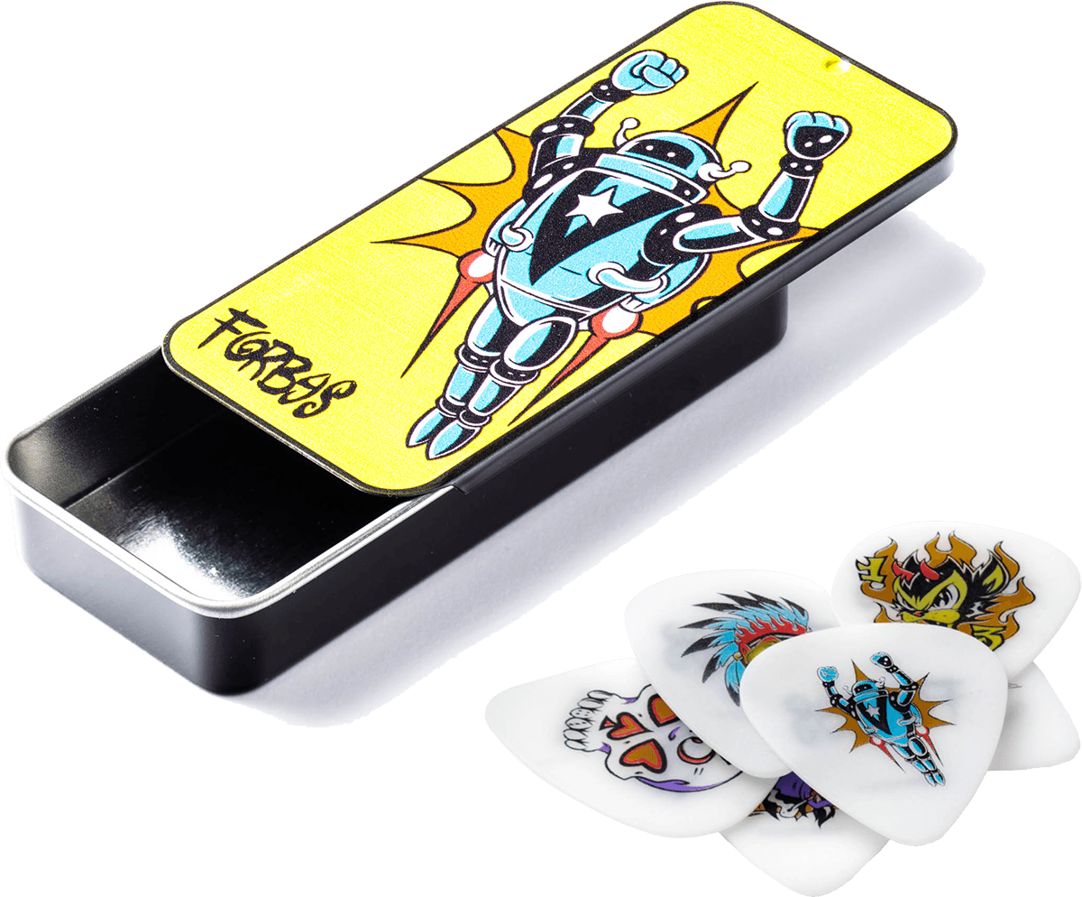 6 x 0,73mm Alan Forbes Blackline Blik