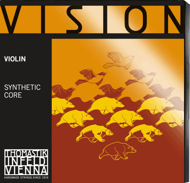 1/4 STRINGS VIOLIN VISION SYNTHETIC CORE E ACIER/ALU ROUNDWOUND VI011/4