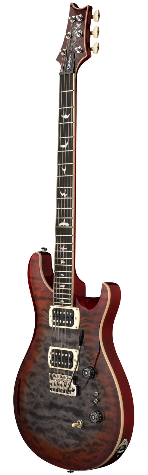 Custom 24-08 SE Quilt Houtskool Kers Burst