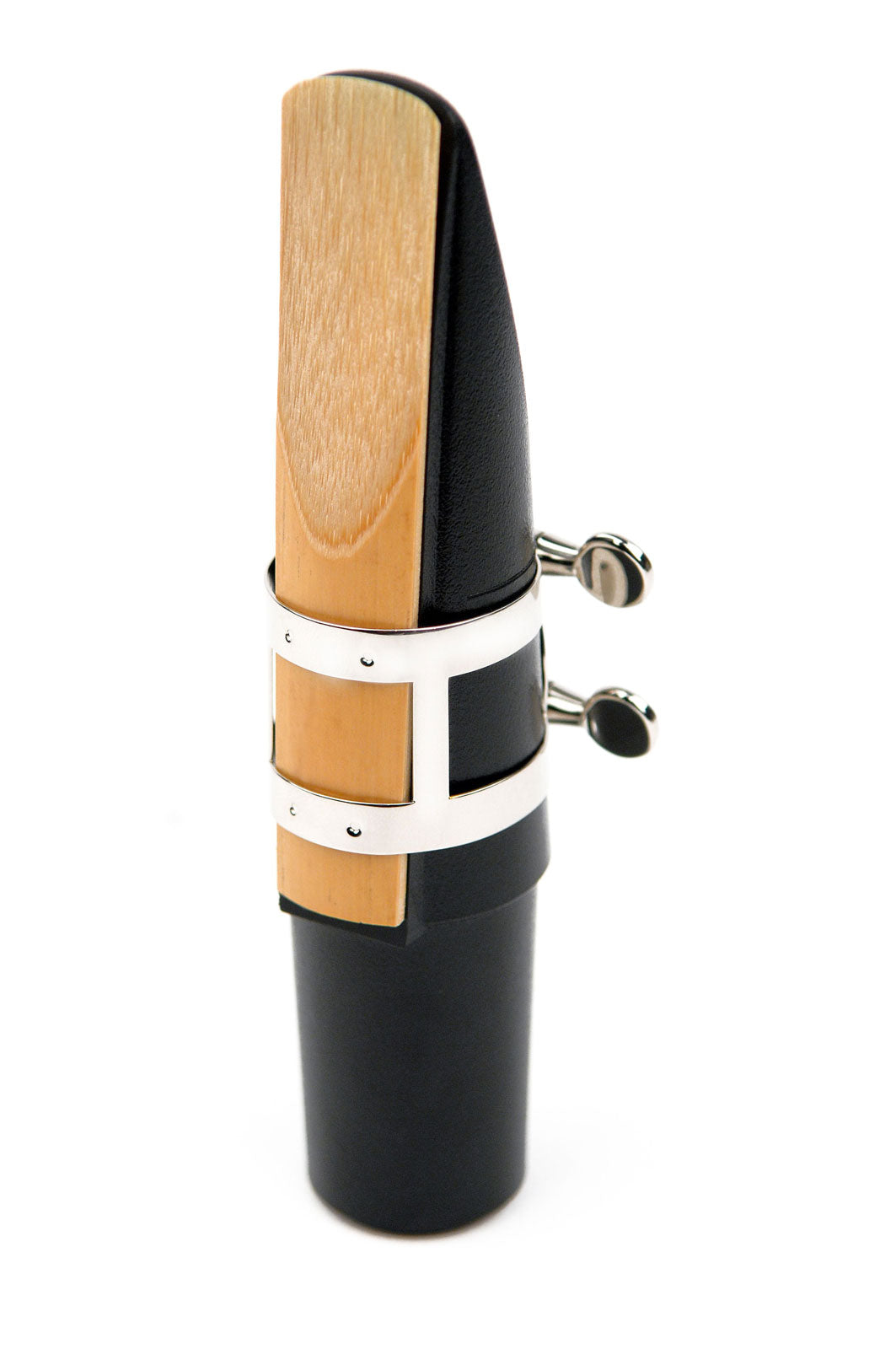 RBS1N - RICO RIETBINDER VOOR BARITONSAXOFOON AND CAP (GRAFTONITE MOUTHPIECE) NICKEL PLATED