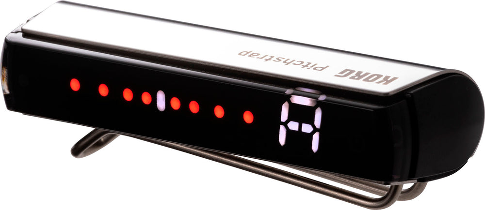 PITCHSTRAP RECHARGEABLE STRAP TUNER SILVER
