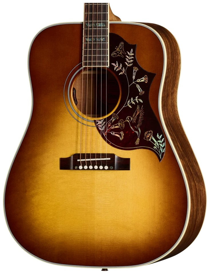Hummingbird Elegante Koa Honing-Sunburst Modern