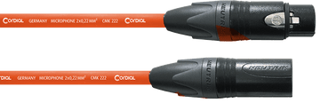 Microfoonkabel XLR 5 M Oranje