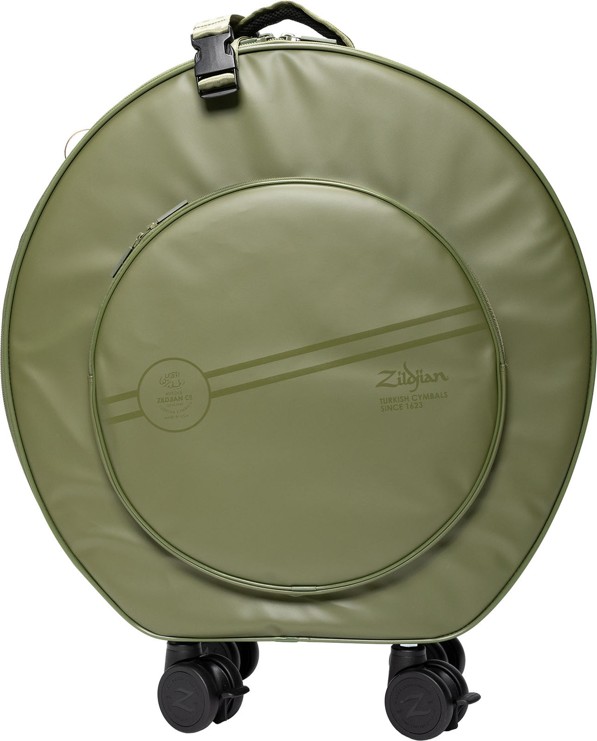 Zildjian ZXRB00624 - 24" Touring cymbal bag with wheels - Sage Green