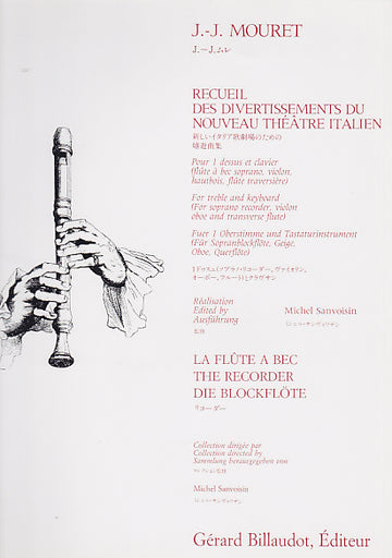 Mouret JEAN-joseph - Recueil Des Divertissements Du Nouveau Theatre Italien