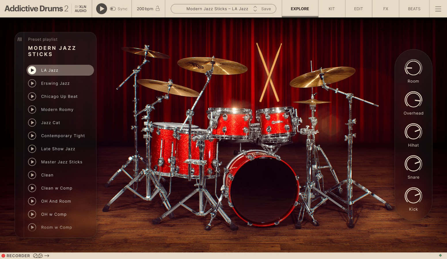 Addictive Drums 2 Modern Jazz Stokken ADpak