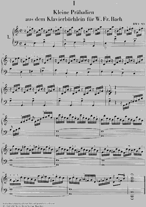 Little Preludes And Fugues - Bach