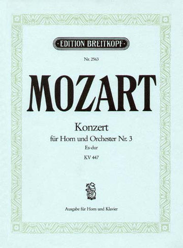 Moz Gang - Hornkonzert Nr.3 Es-Dur Kv 447 - Horn Piano