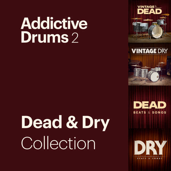Addictive Drums 2 Dead & Dry-collectie
