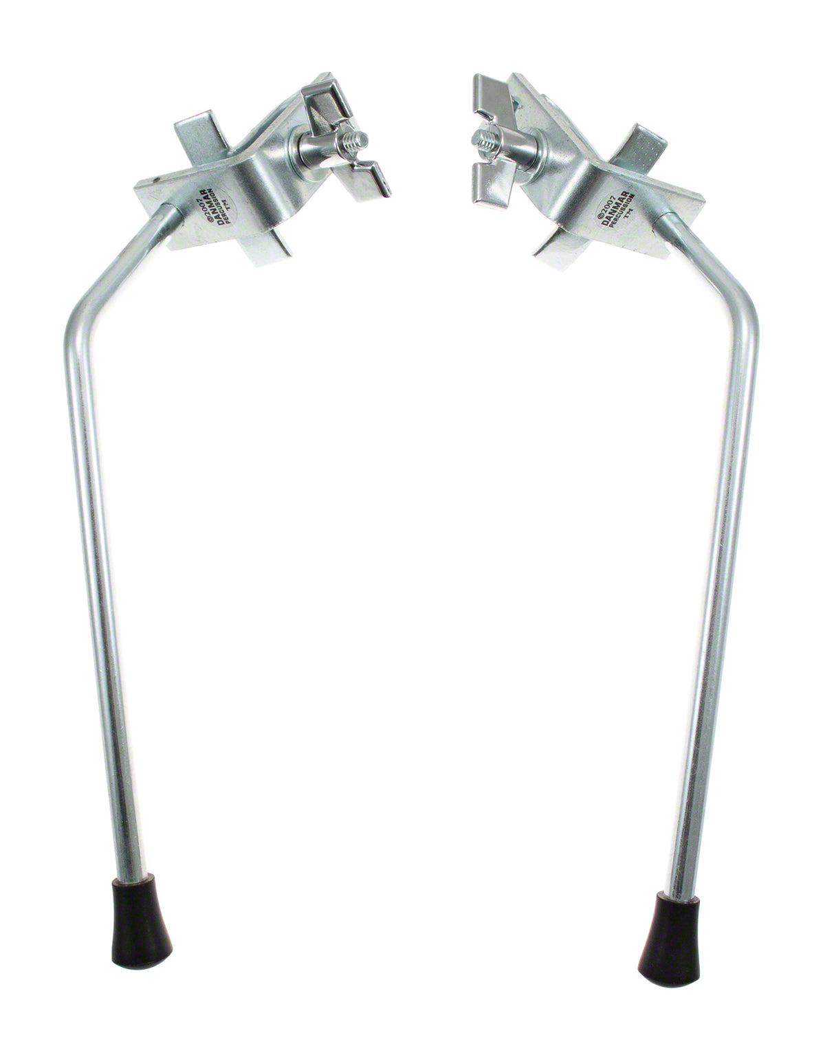Danmar 938 - "CLAMP ON RIM" BASS DRUM SPURS - VINTAGE STYLE