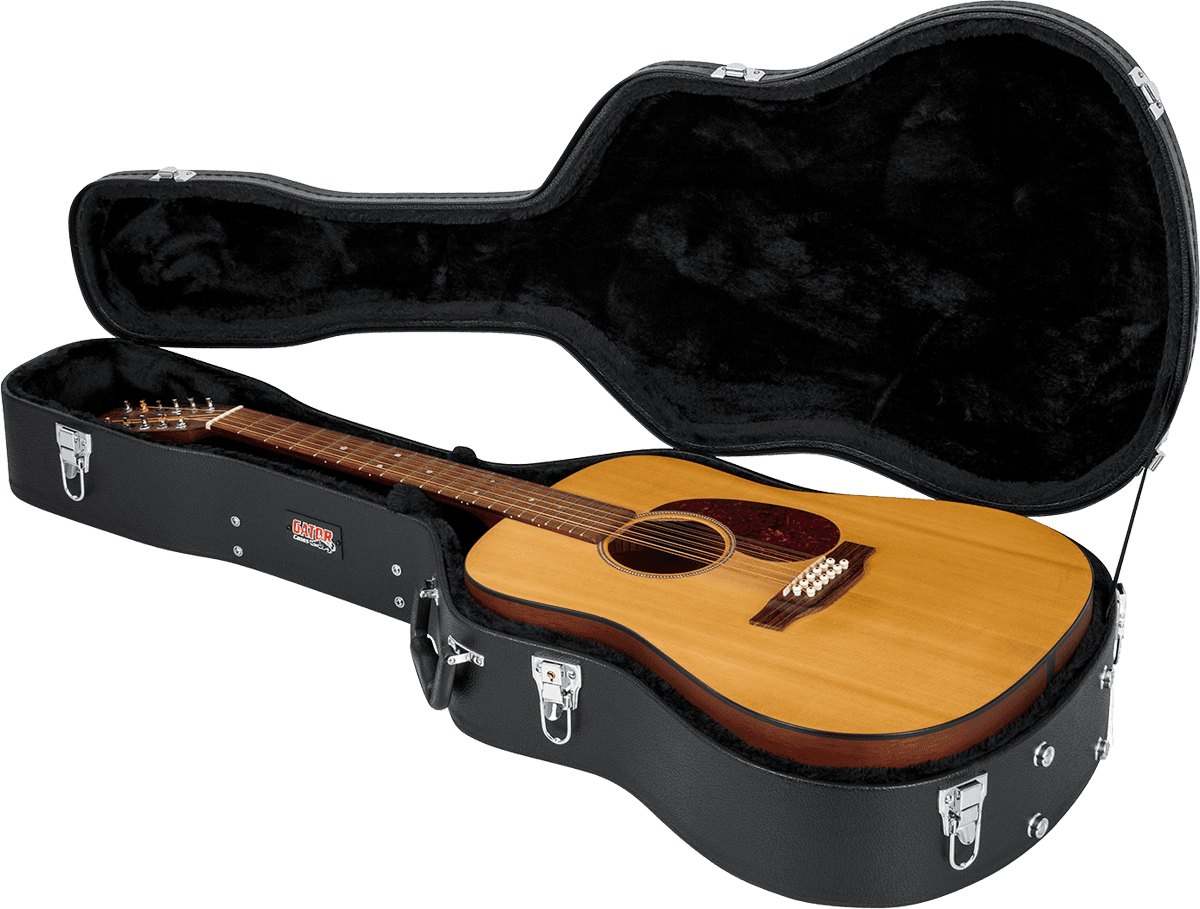 Houten Dreadnought-Koffer voor 6 & 12 Snaren - GWE