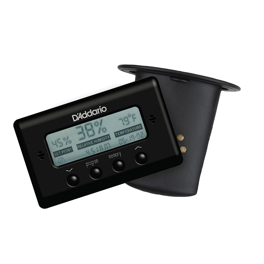 D'ADDARIO ACOUSTIC GUITAR HUMIDIFIER WITH DIGITAL HUMIDITY & TEMPERATURE SENSOR