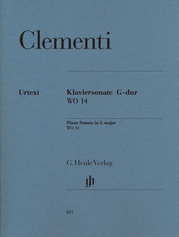 CLEMENTI M. - PIANO SONATA G MAJOR WO 14 - PIANO