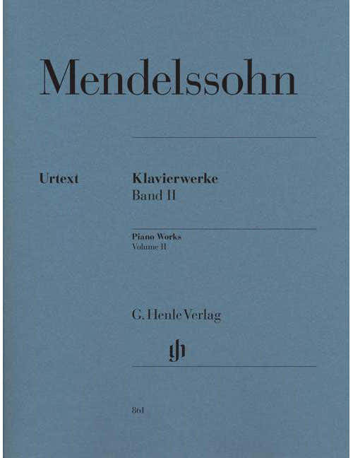 MENDELSSOHN B F. - PIANO WORKS VOL.2