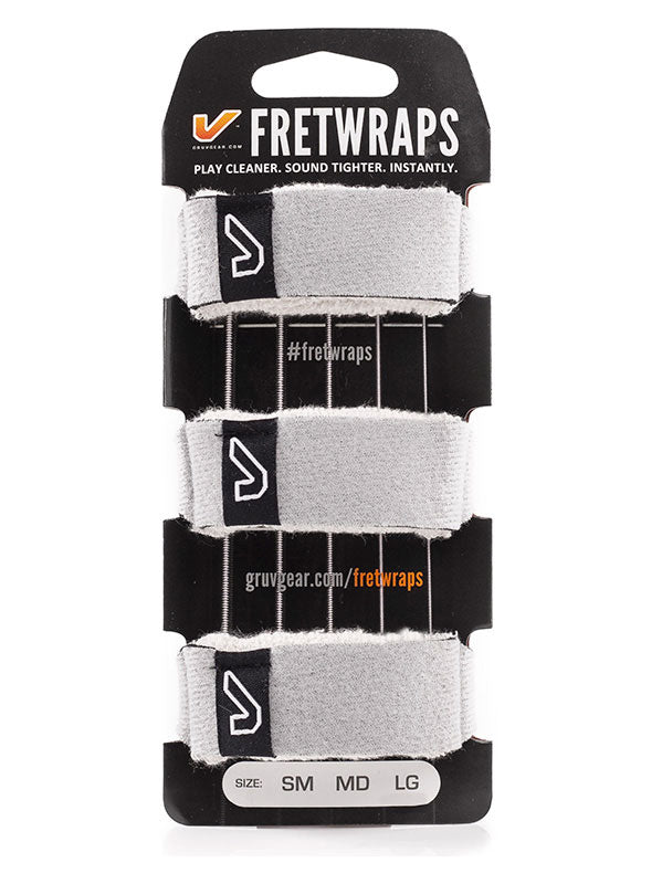 FretWraps 3-pack Steenwit - Middelgroot