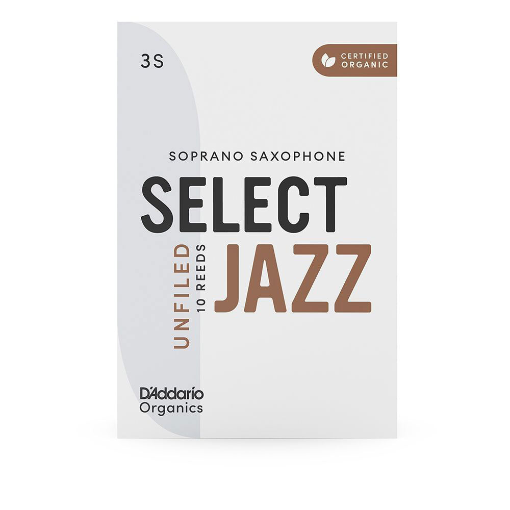 D'addario - Rico ORGANIC SELECT JAZZ 3S - SAXOPHONE SOPRANO (US CUT)