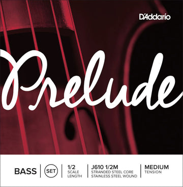 SET OF STRINGS FOR DOUBLE BASS PRELUDE NECK 1/2 TENSION MEDIUM