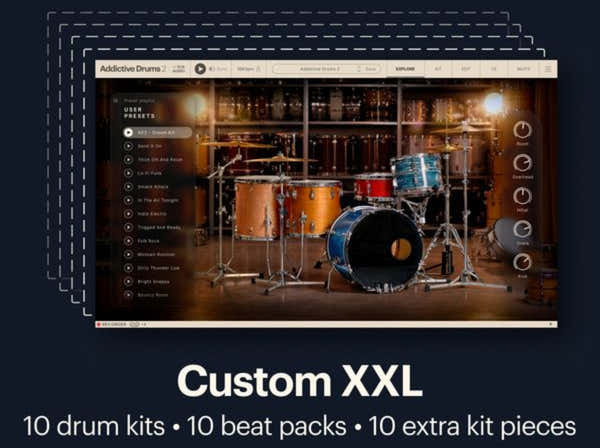 XLN Audio Addictive Drums 2 Custom XXL-collectie