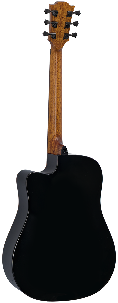 Tramontane T118DCE-BLK Dreadnought Cutaway Elektro Zwart