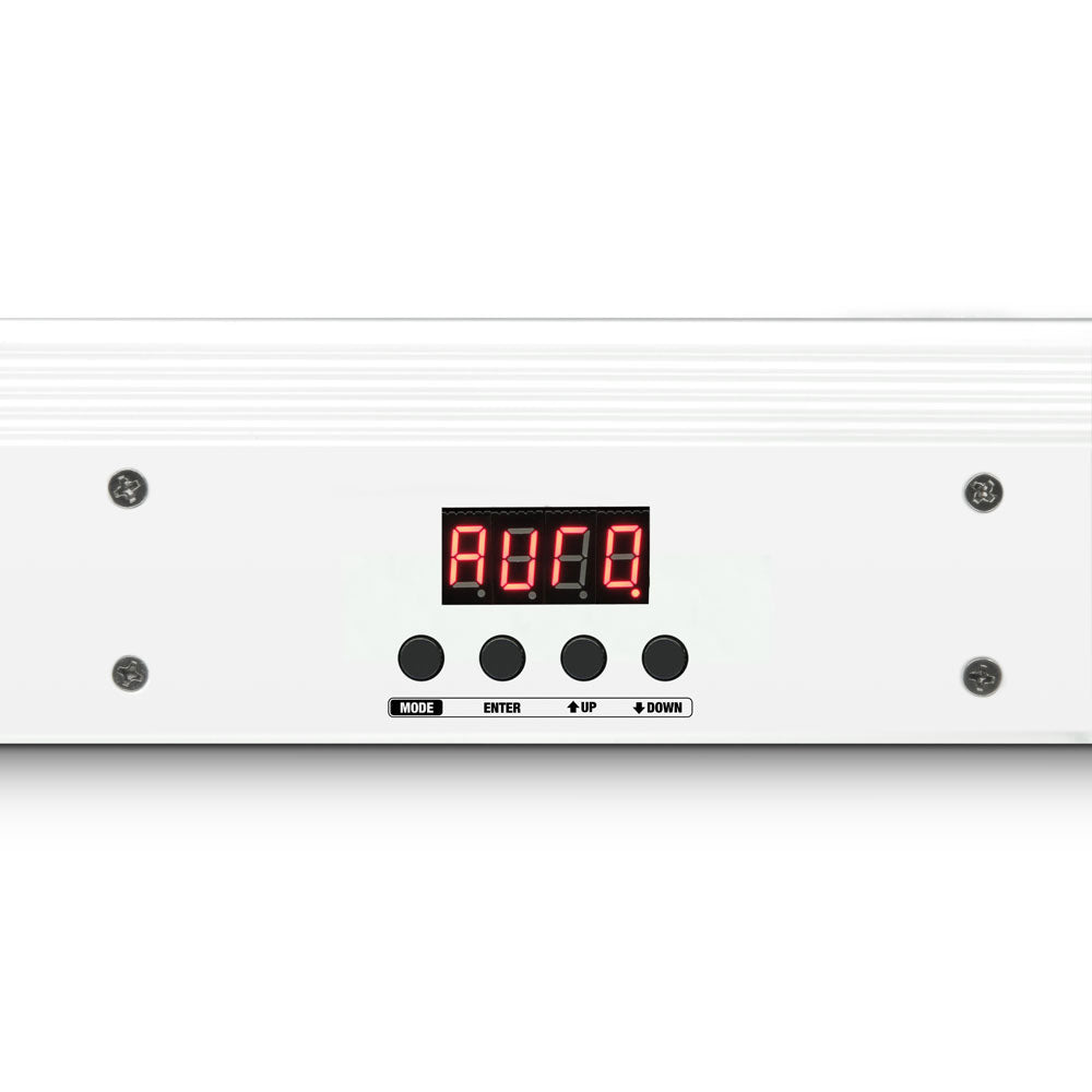TRIBAR 200 IR WH - TRICOLOR LED BAR (RGB) 12 X 3 W WITTE DOOS MET INFRAROOD AFSTANDSBEDIENING