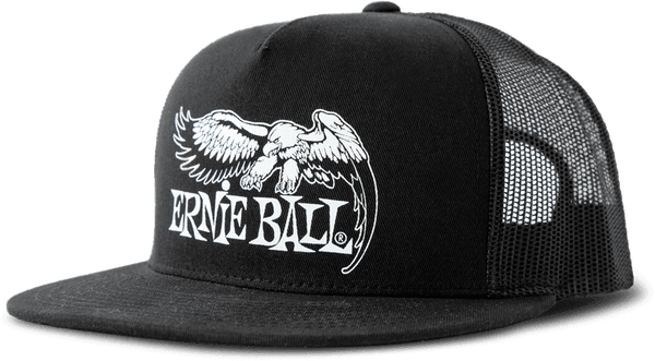 Black With White Eagle Logo Hat