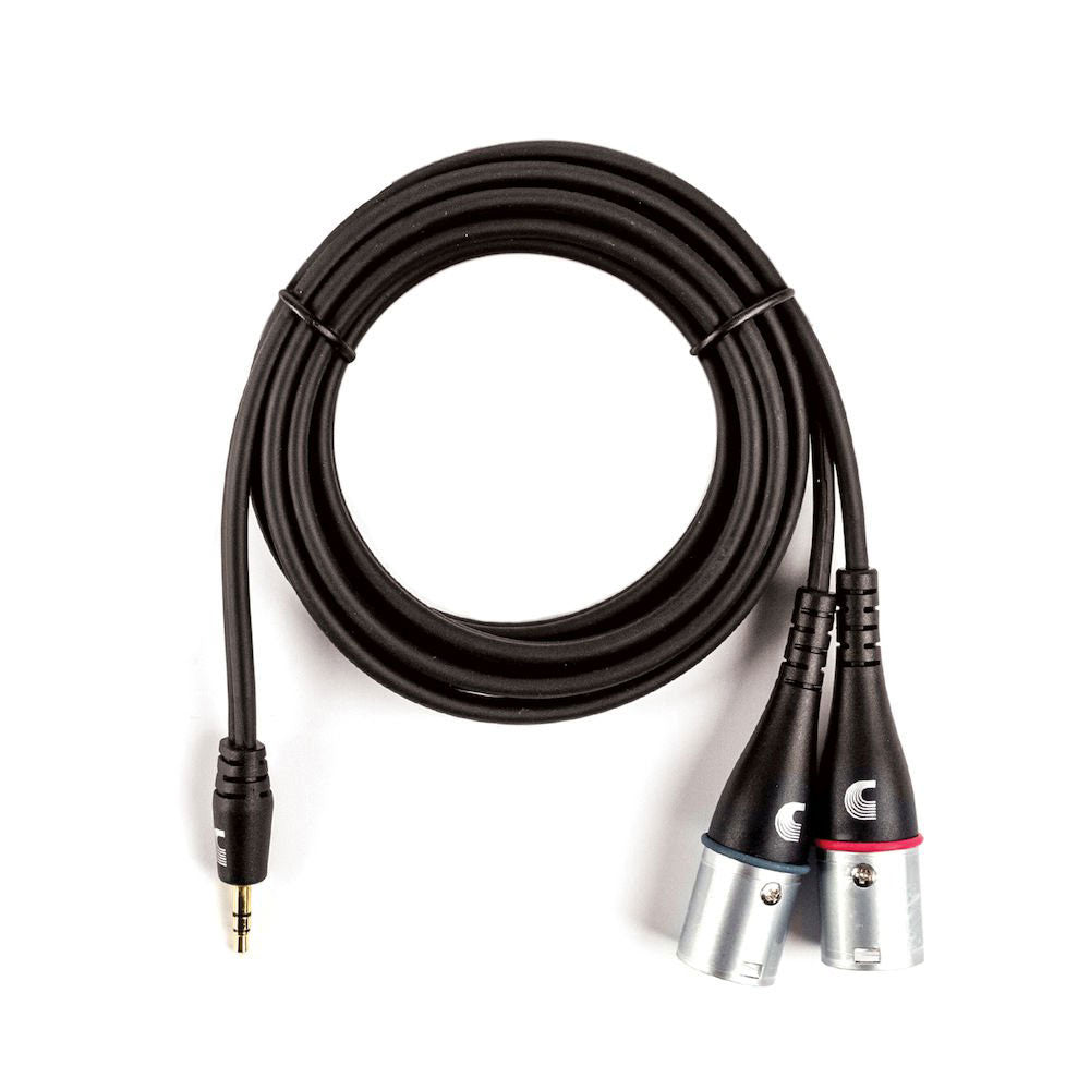 Custom Series 1/8 naar dubbele XLR-audiokabel