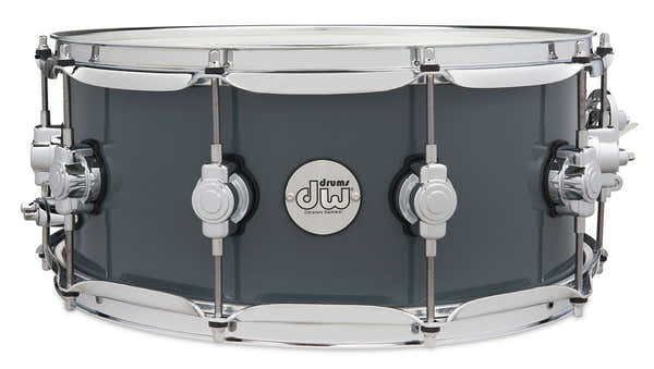 DW Drum Workshop Snaredrum Design Series Steel Gray 14X6