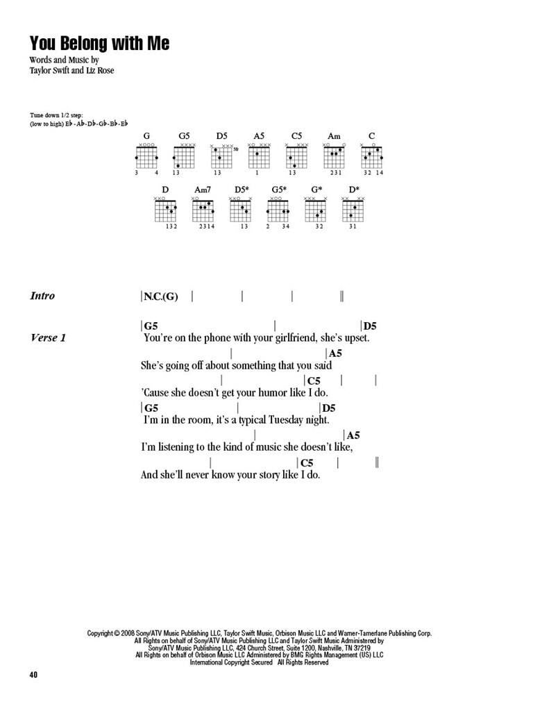 Taylor Swift - Strum & Sing Guitare