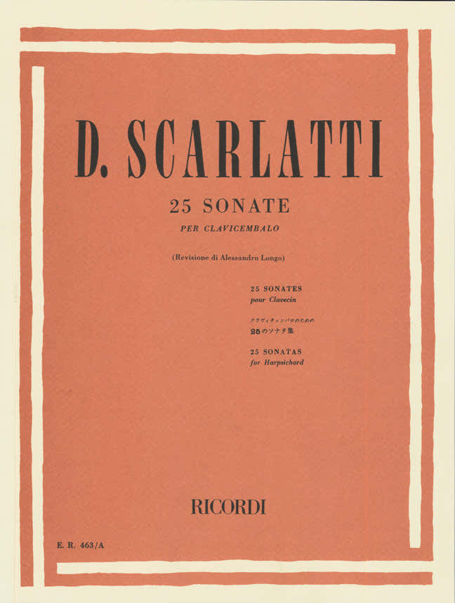 SCARLATTI D. - 25 SONATE - CLAVECIN