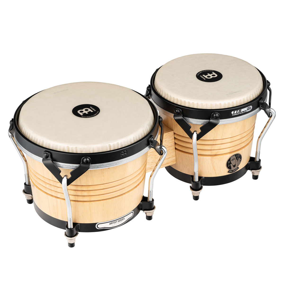 Meinl Artist Series Luis Conte Bongo 6 3/4" Macho & 8" Hembra - Natural