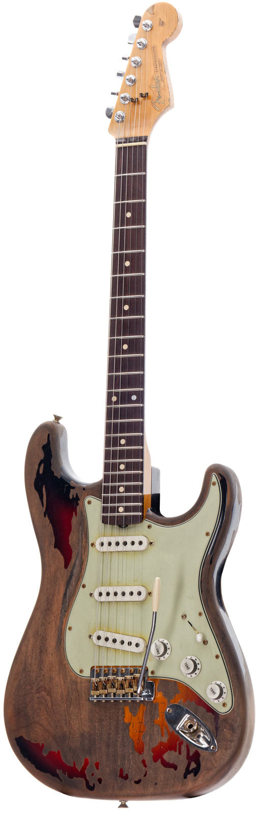 Stratocaster Rory Gallagher Super Heavy Relic 3-Color Sunburst Signature Artist 2025