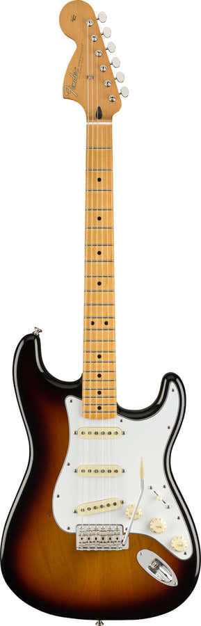 Stratocaster Signatuur Jimi Hendrix MN 3-kleurige Sunburst