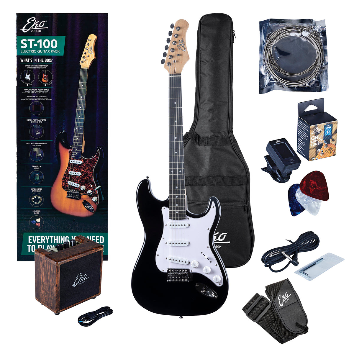 Pack ST 100 Zwart