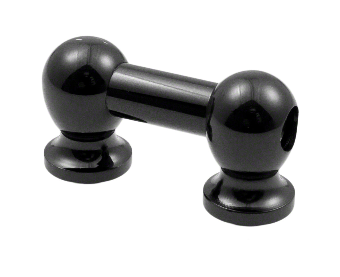 TL1S25-BK - TUBE LUG BLACK - 25MM - SINGLE ENDED (X1)