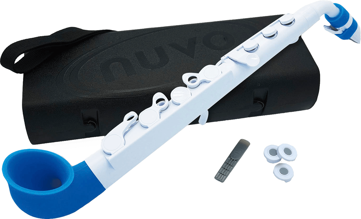 JSAX WIT EN BLAUW