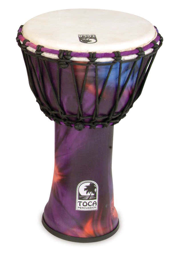 FREESTYLE ROPE TUNED 10 DJEMBE DJEMBE FREESTYLE 10''  PURPLE SFDJ-10WP