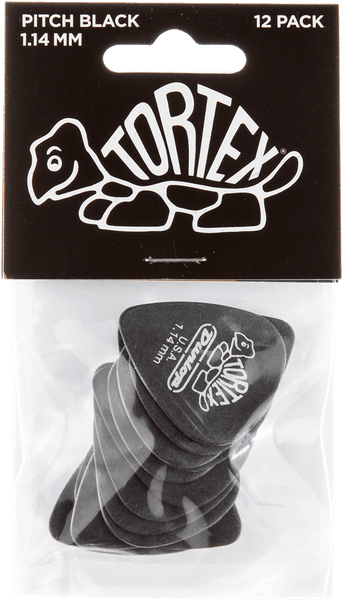 Dunlop 12 x 1,14mm Tortex Pitch Black