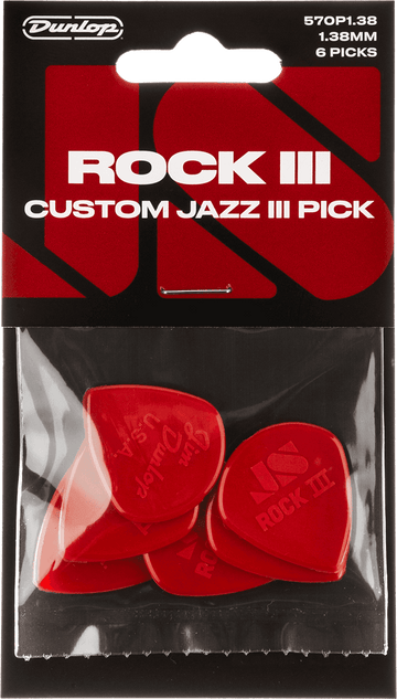 6 x 1,38mm Rock III Custom Jazz III